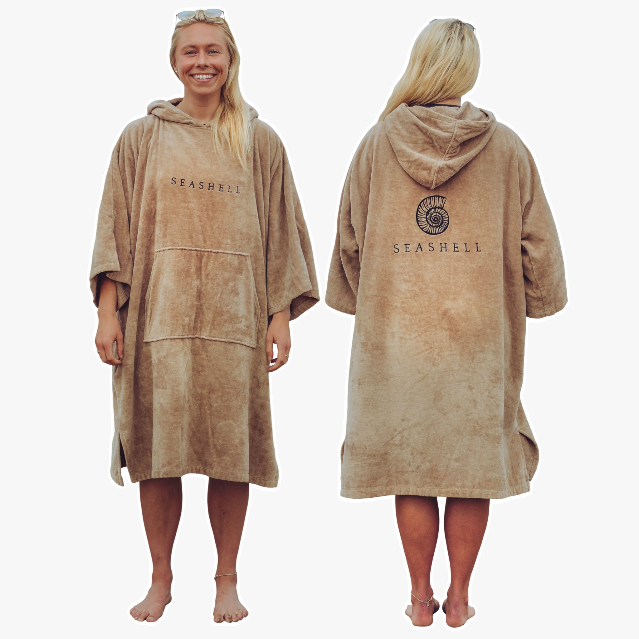 Towelling Robe Sand